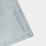 Jacker Blue Denim Shorts Shorts Eme Studios