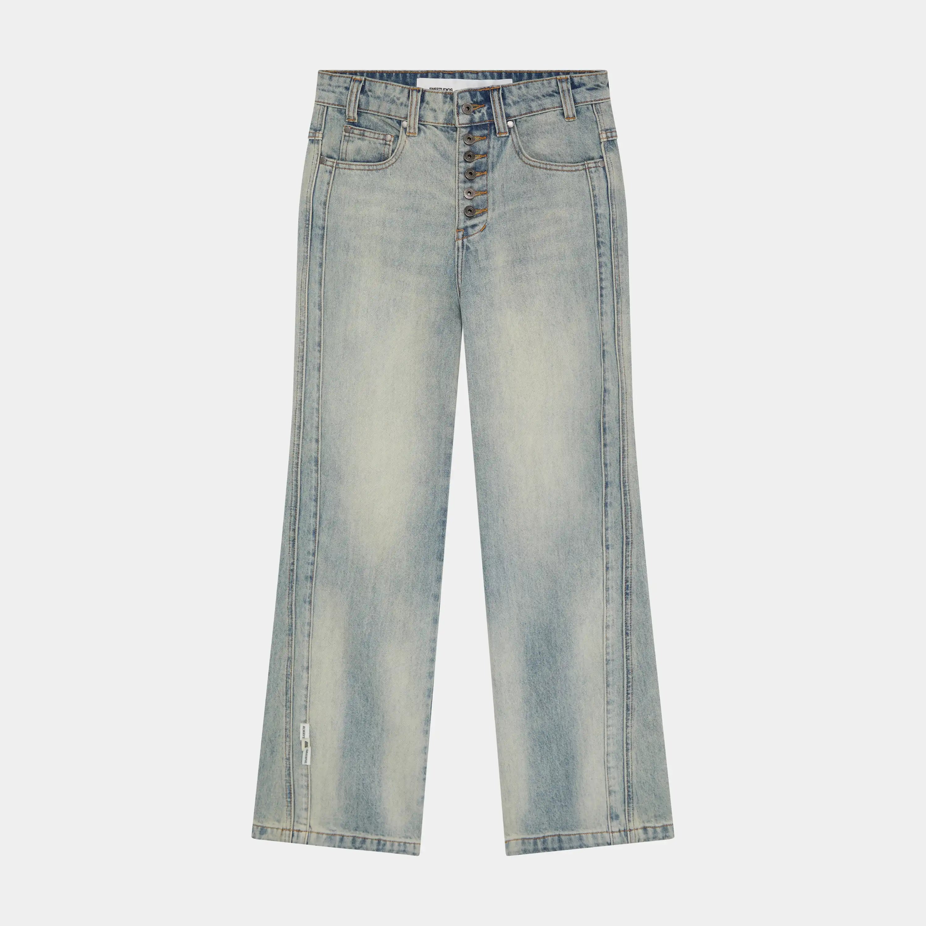 Vitel Flared Blue Denim Pants