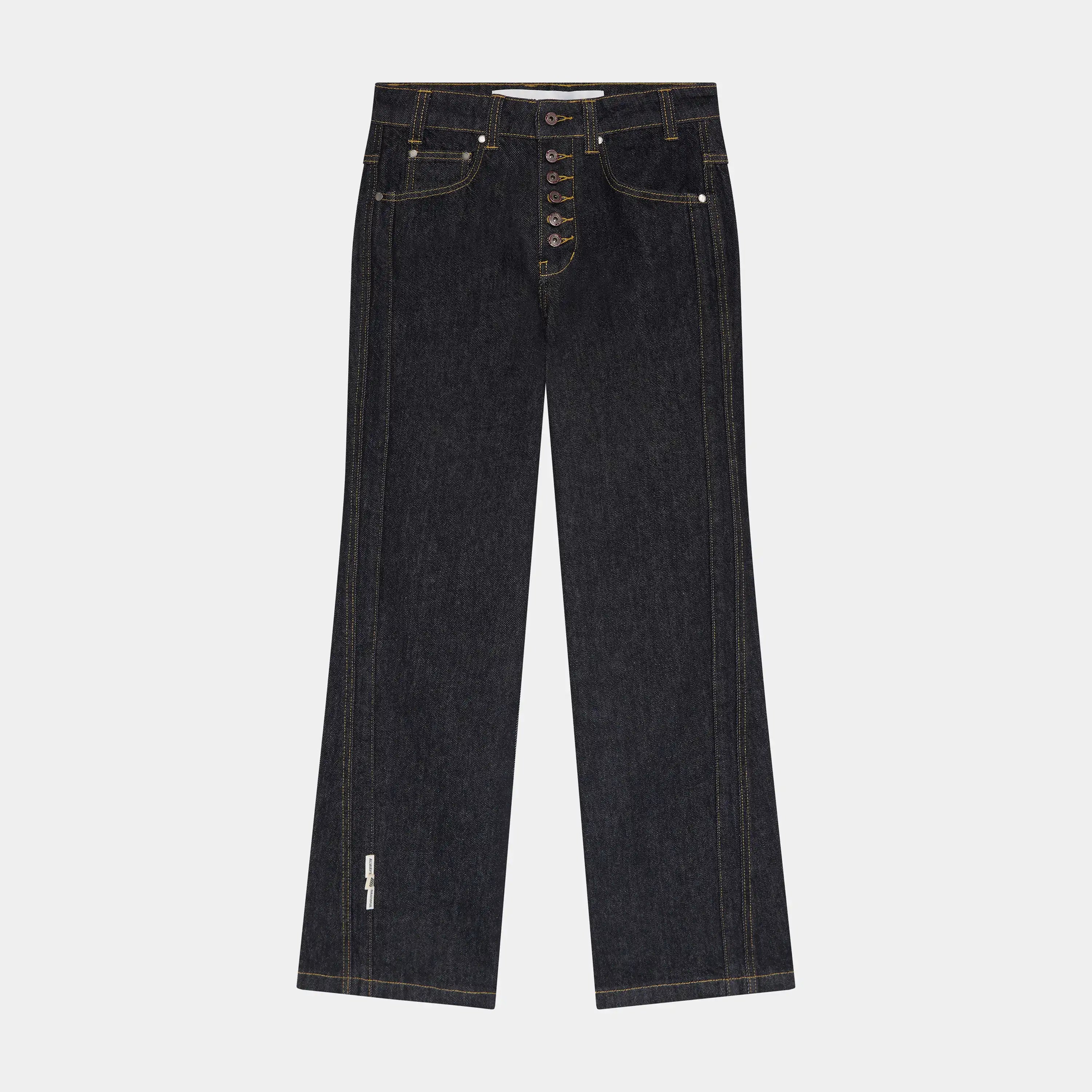 Vitel Flared Raw Denim Pants