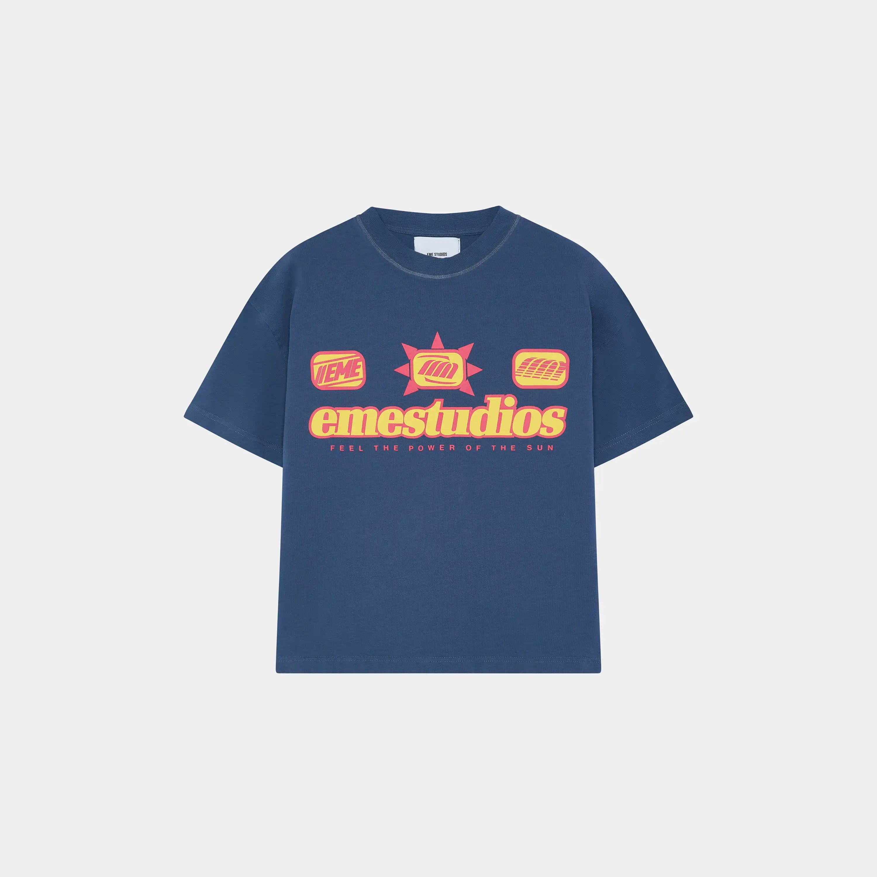 Solare Navy Oversized Tee T-shirts Eme Studios