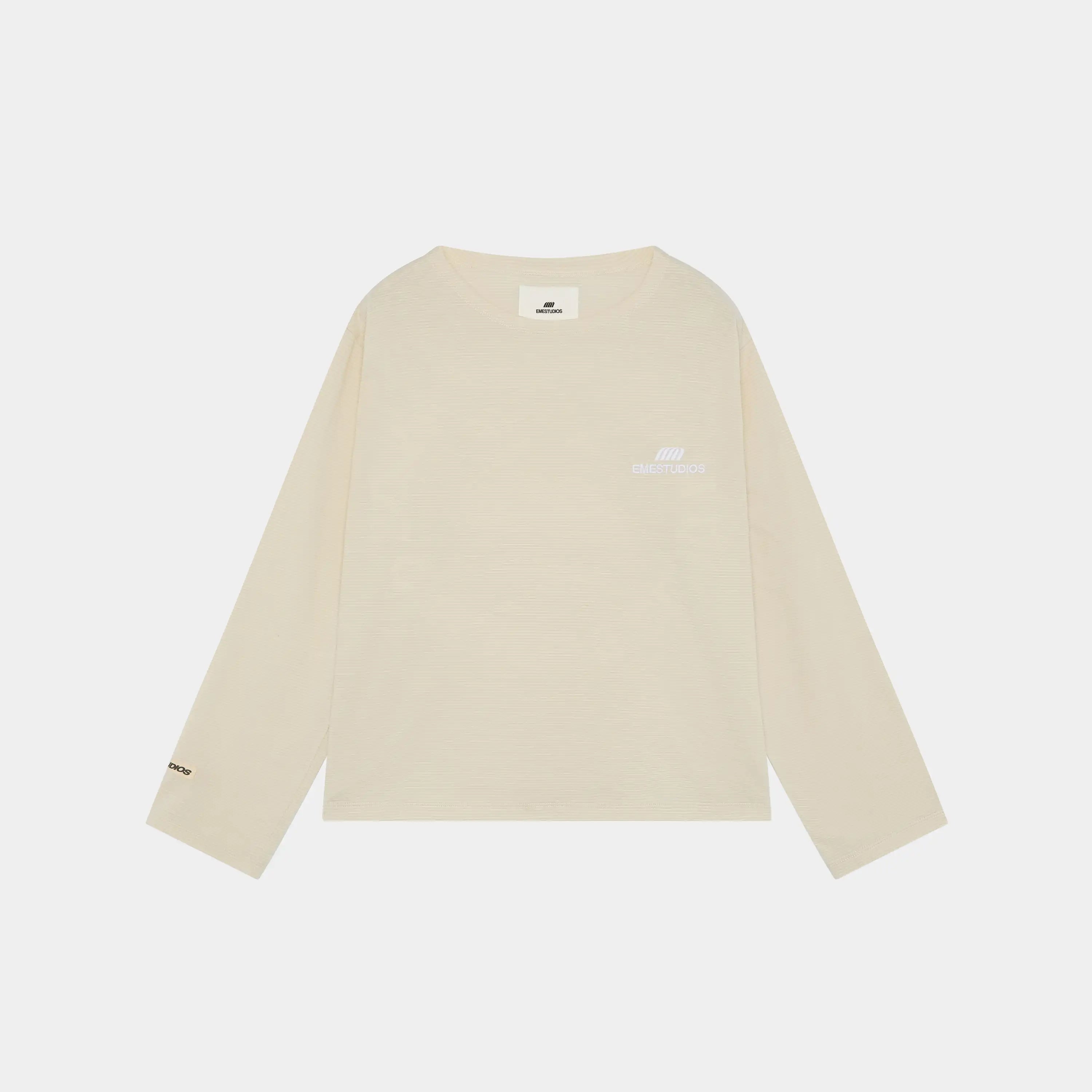 Rhodes Off Sand Long Sleeve T-shirts Eme Studios