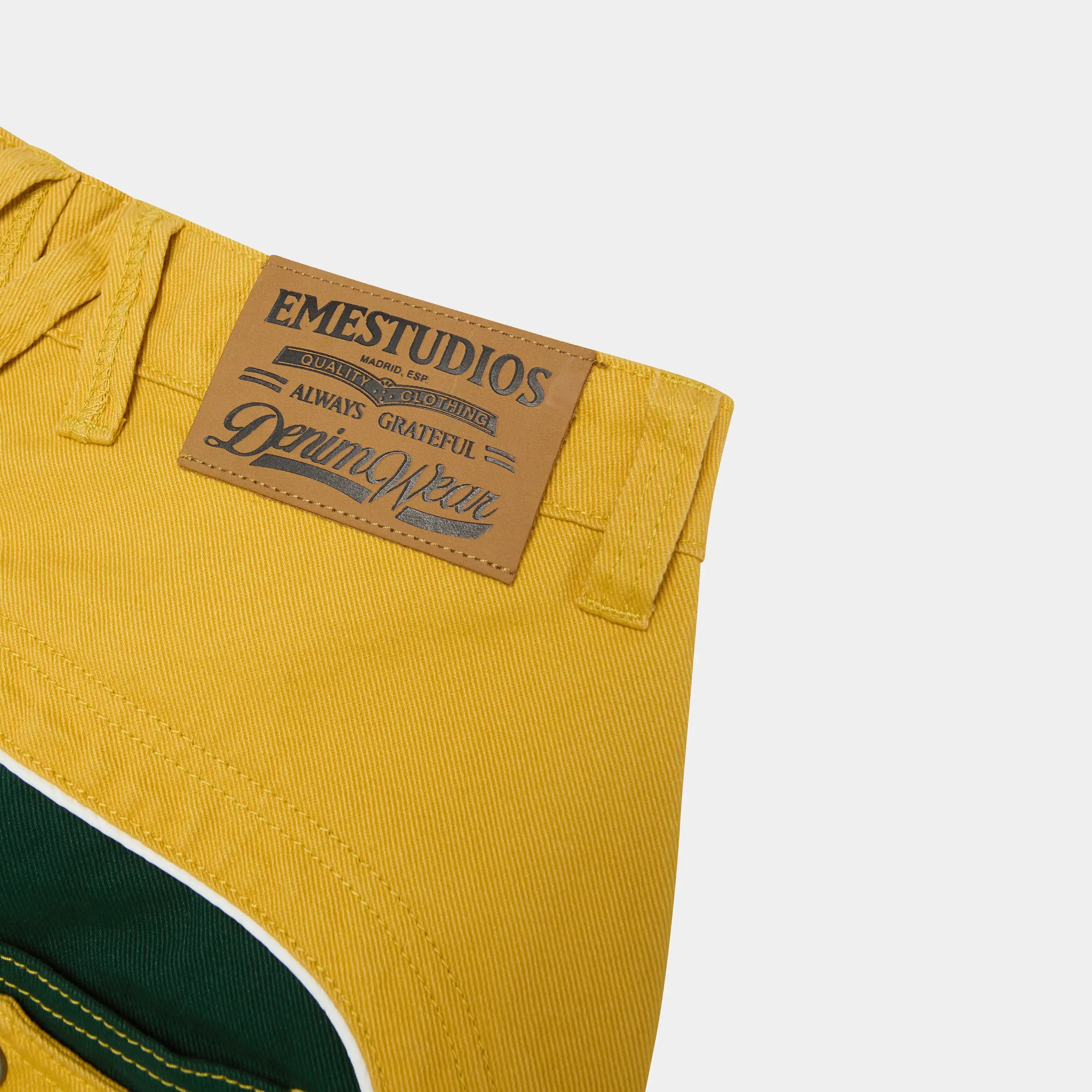 Dual Bossa Denim Shorts Shorts Eme Studios