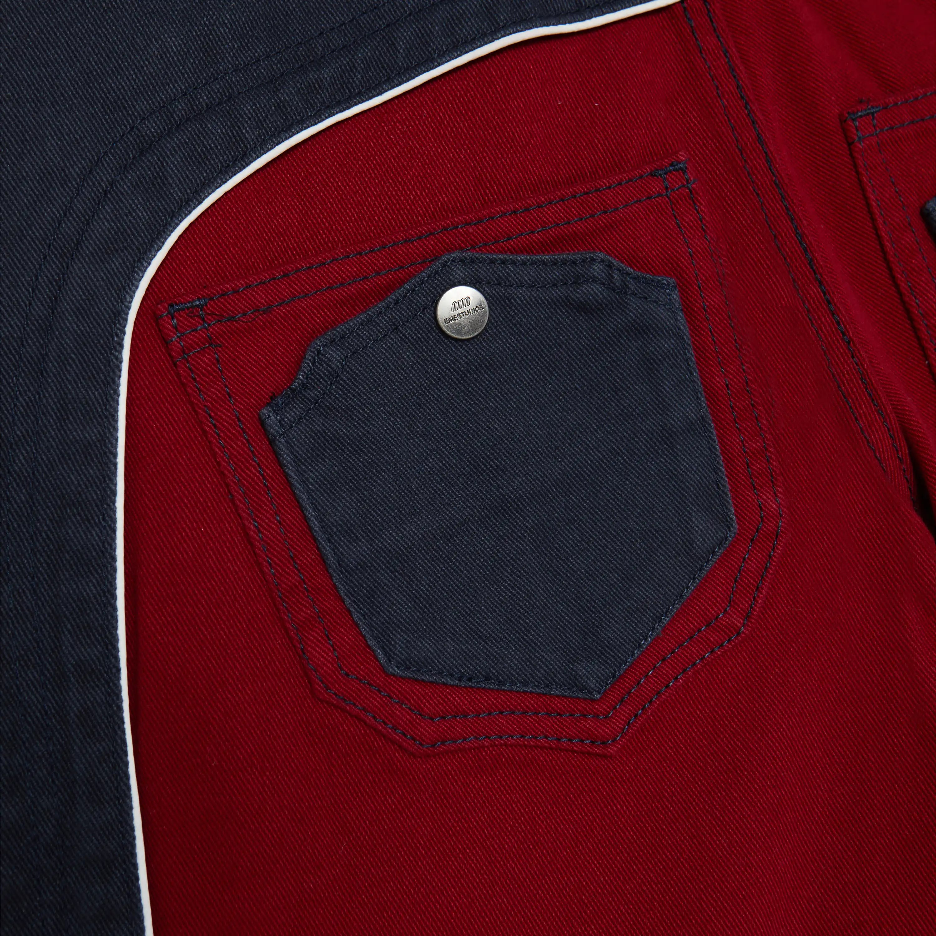 Dual Cherry Denim Shorts Shorts Eme Studios