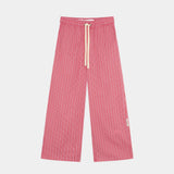 Marbe Salmon Striped Pants Pants Eme Studios