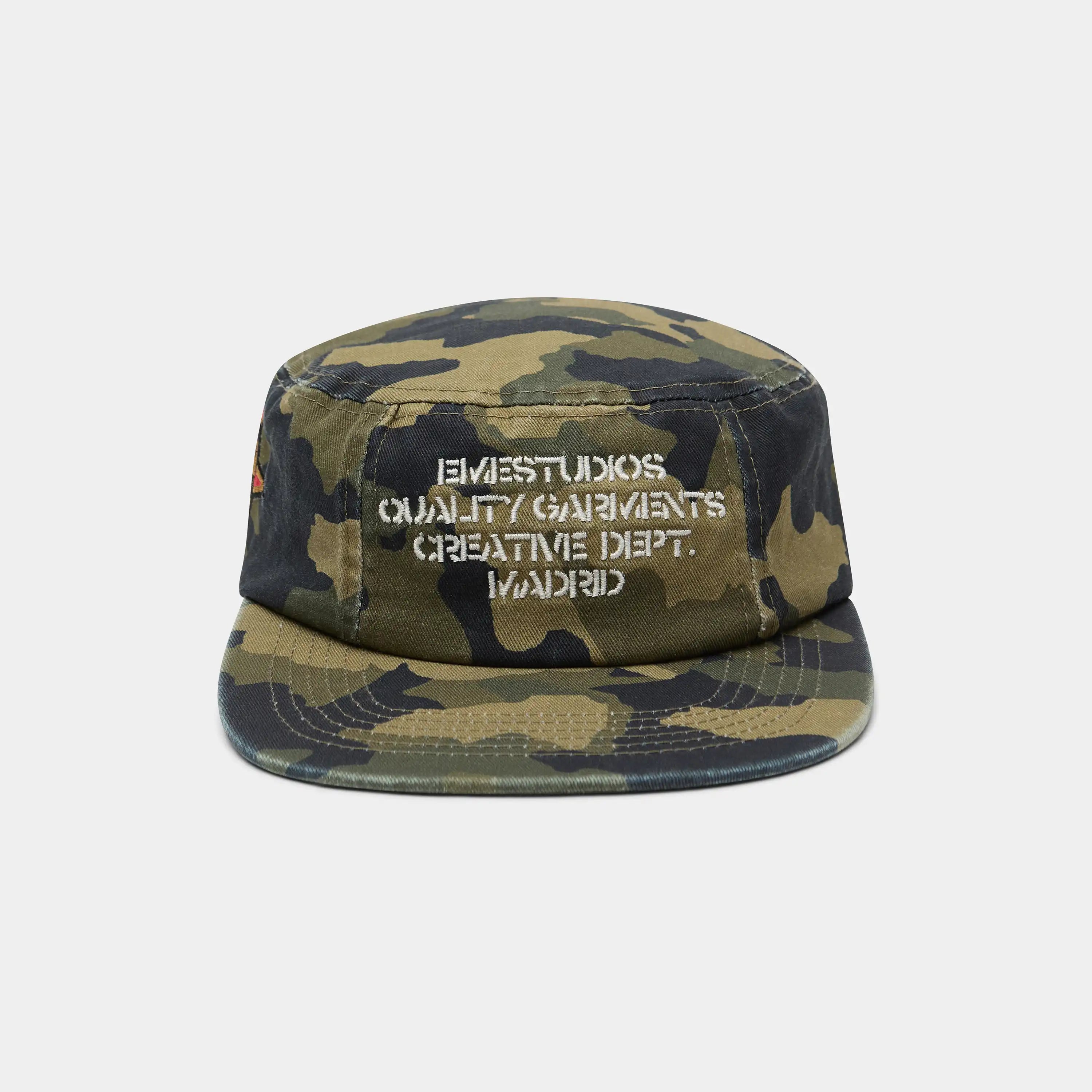 Militar Square Cap Headwear Eme Studios