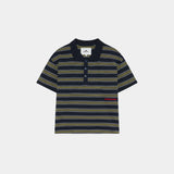 Giglio Navy Short Sleeve Polo T-shirts Eme Studios