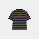 Giglio Navy Short Sleeve Polo T-shirts Eme Studios