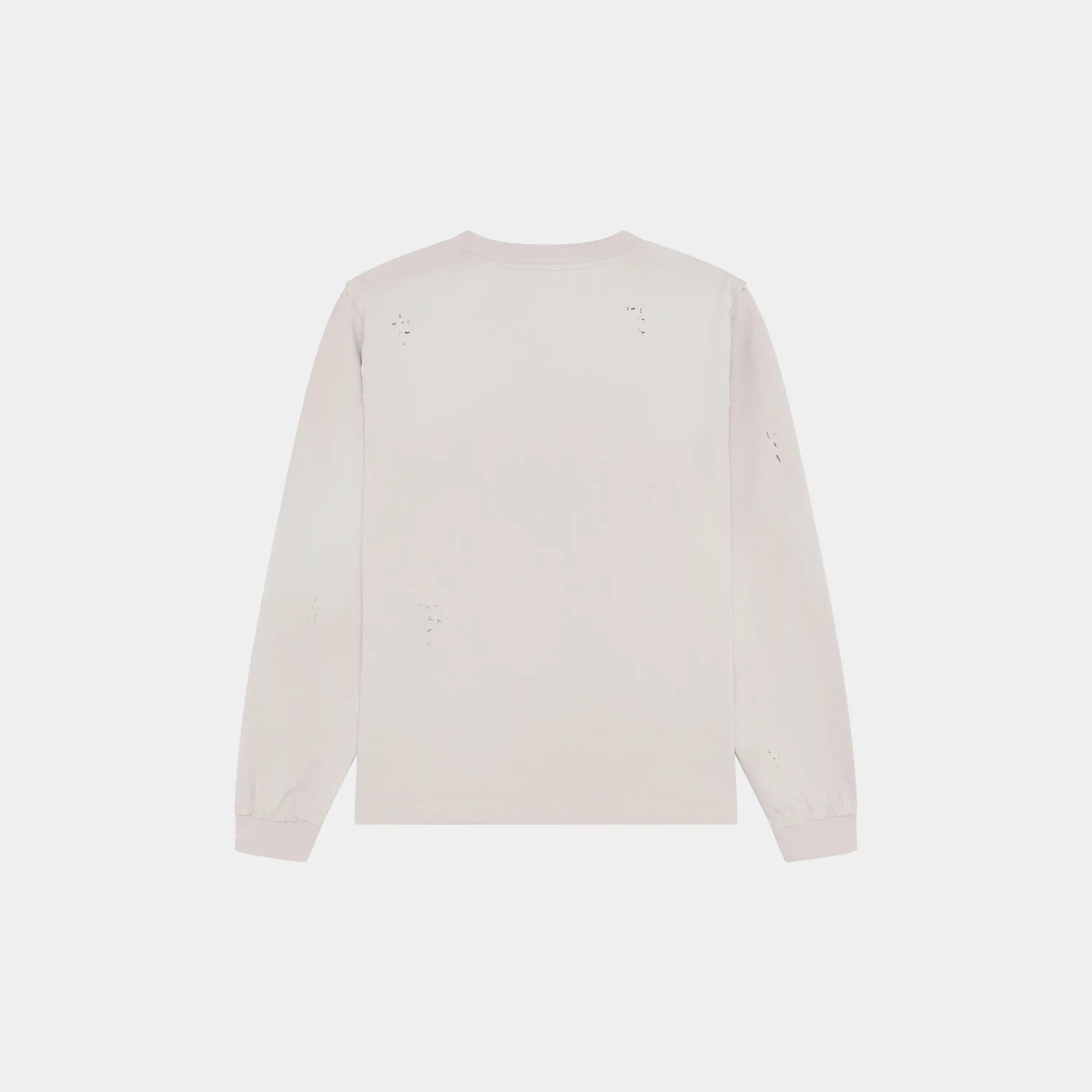 Frayed Pocket Off Sand Long Sleeve T-shirts Eme Studios