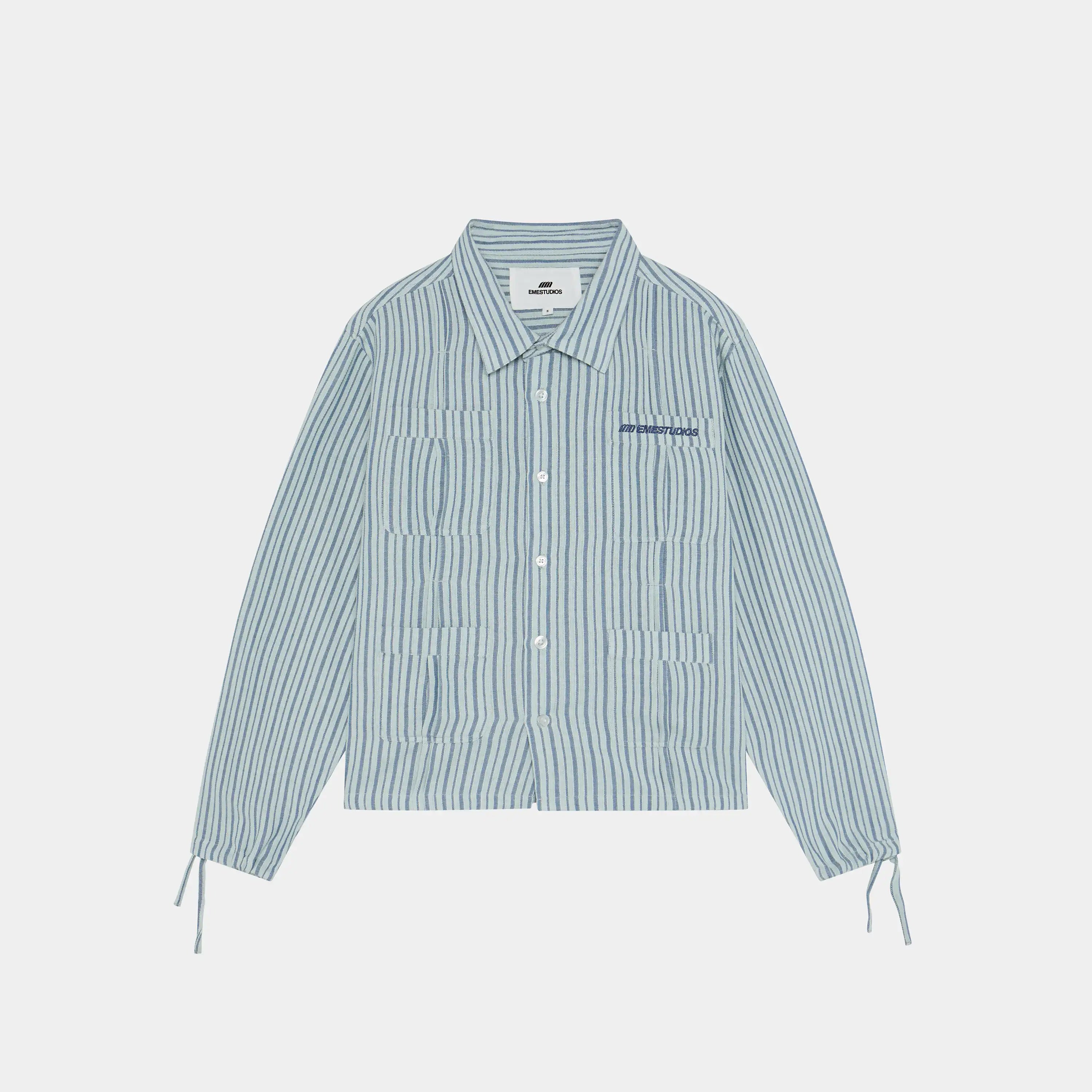 Areal Guayabera Blued Shirt