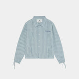 Areal Guayabera Blued Shirt Shirts Eme Studios