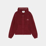 Kyros Burgundy Zipper Knit Knitwear Eme Studios