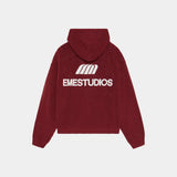 Kyros Burgundy Zipper Knit Knitwear Eme Studios