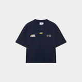 Ikko Navy Oversized Tee T-shirts Eme Studios