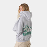 Claurev Grey Oversized Hoodie Hoodies Eme Studios