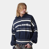 Unit Navy Zipper Knit Knitwear Eme Studios