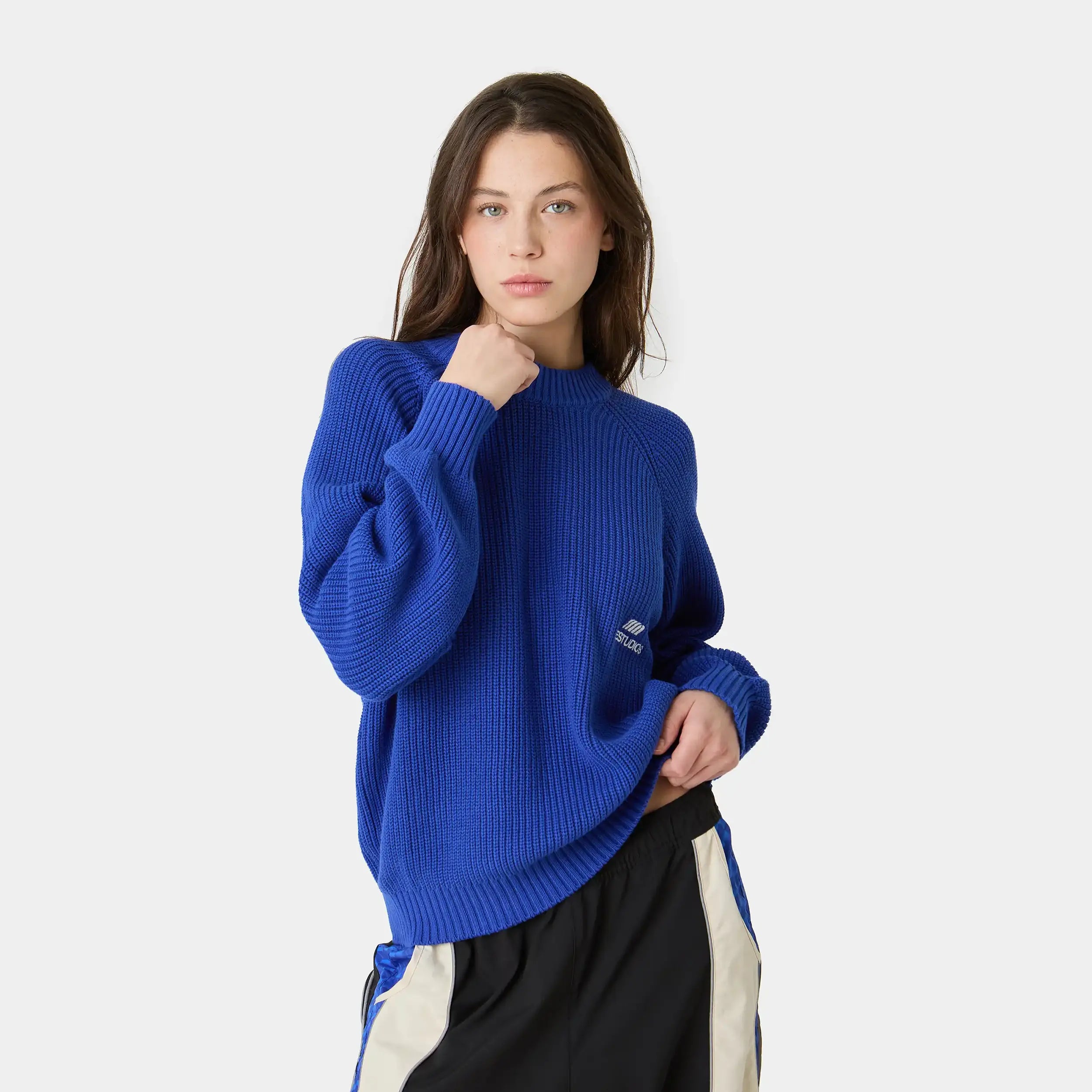 Nela Sodalite Knit Sweater Knitwear Eme Studios