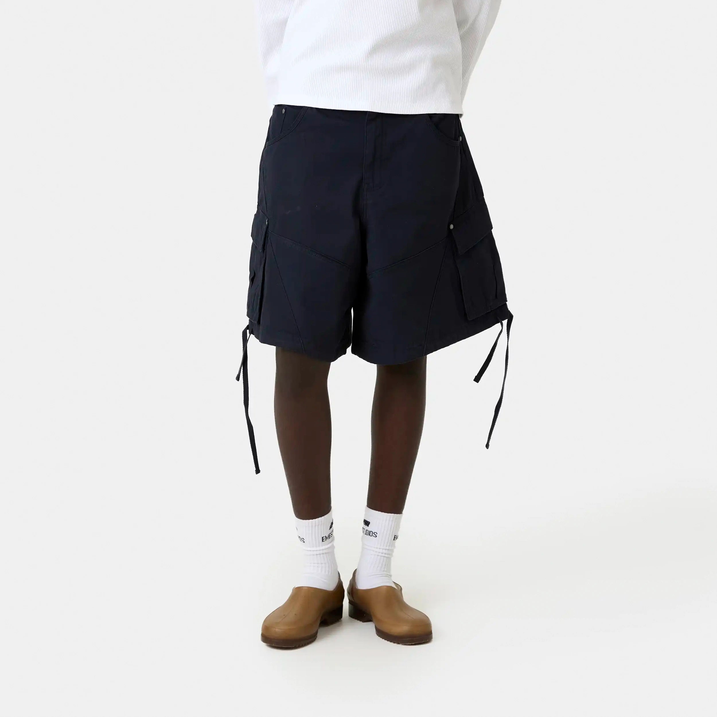 Carrier Navy Cargo Jorts Shorts Eme Studios
