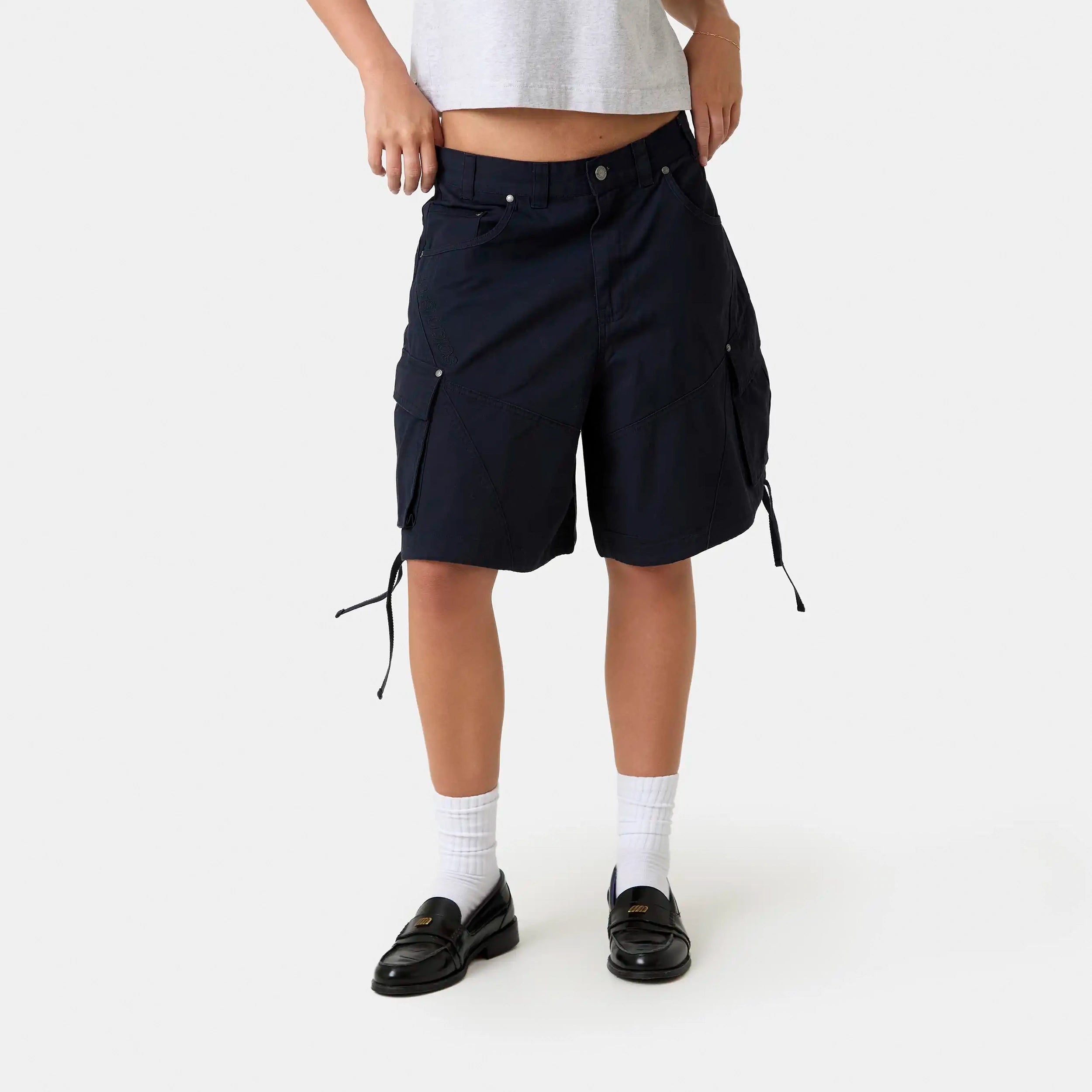 Carrier Navy Cargo Jorts Shorts Eme Studios