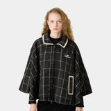 Edra Light Camel Reversible Cape Woman Outerwear Eme Studios