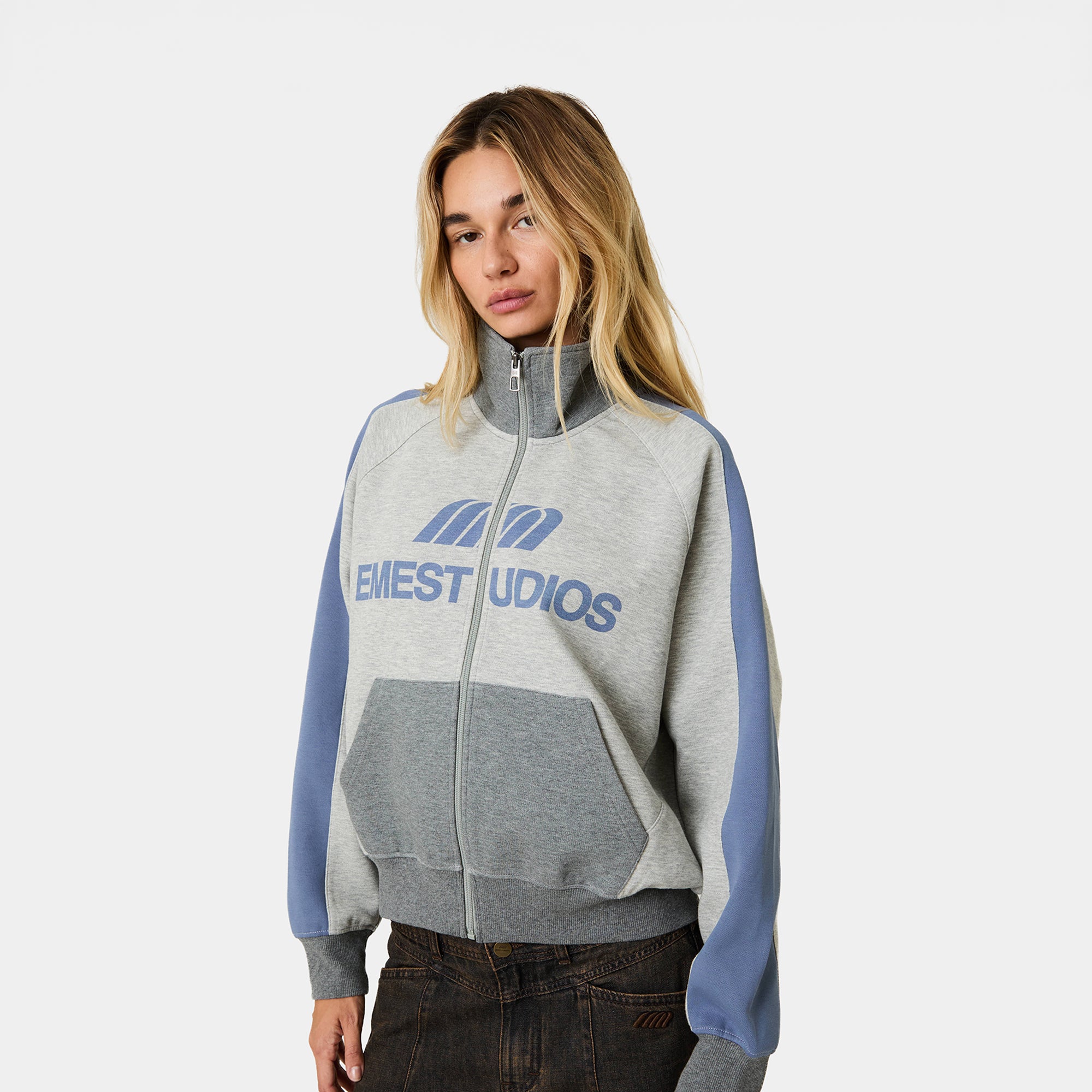 Forus Anthracite Track Full Zip Sweatshirts Eme Studios