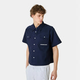 Cabo Navy Short Sleeve Shirt Shirts Eme Studios