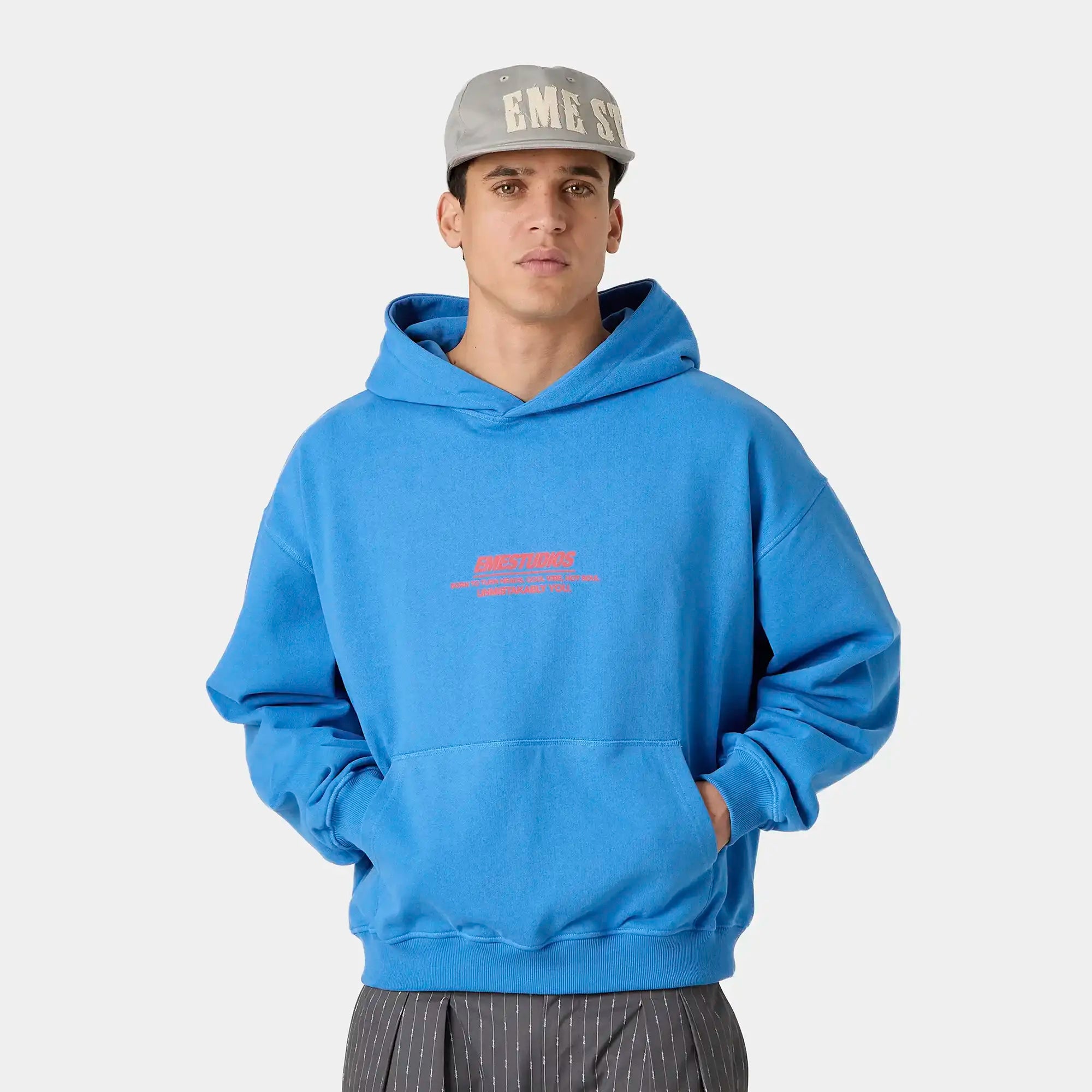 Hot Soul Sapphire Oversized Hoodie Hoodies Eme Studios