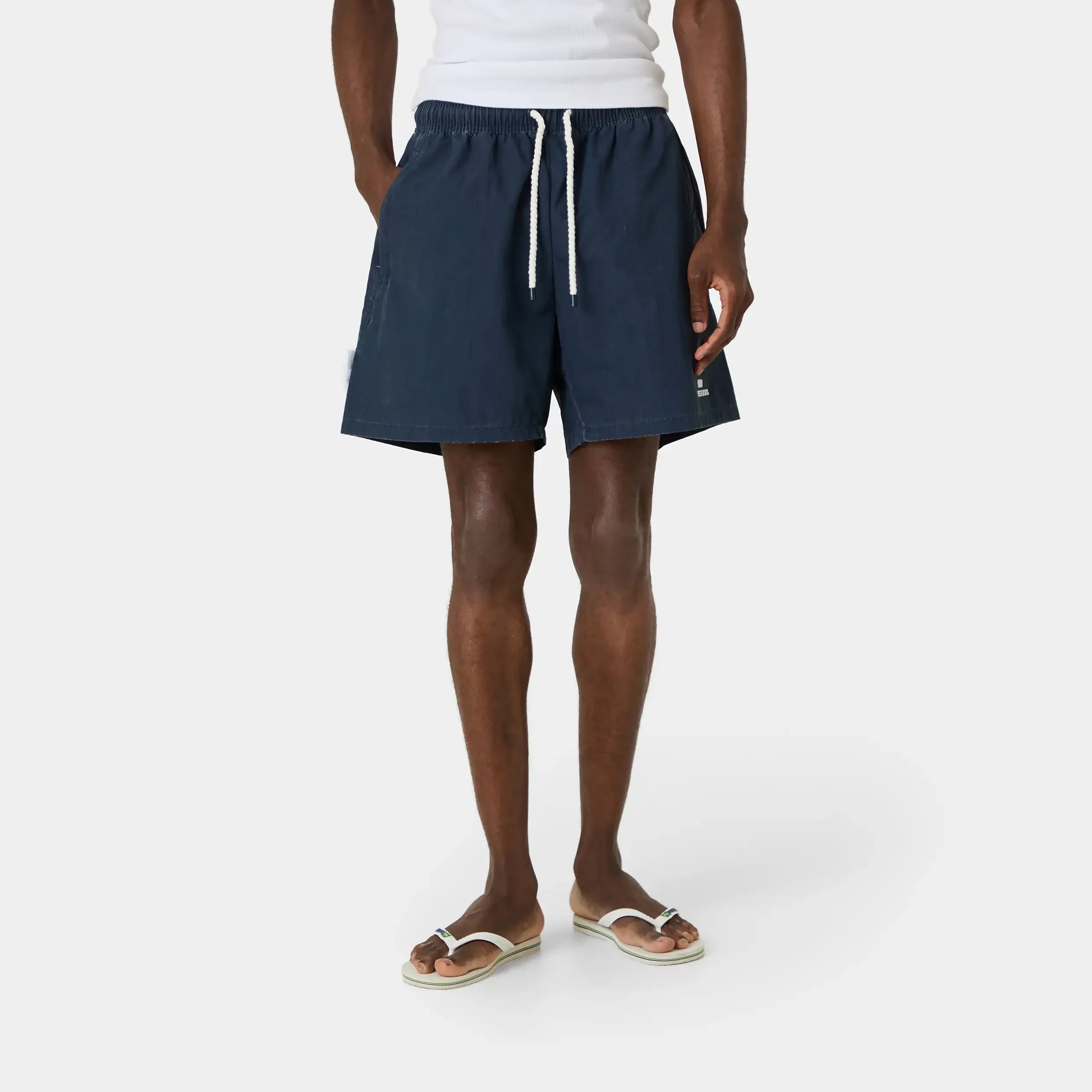 Trop Navy Swim Trunk Swimwear Eme Studios