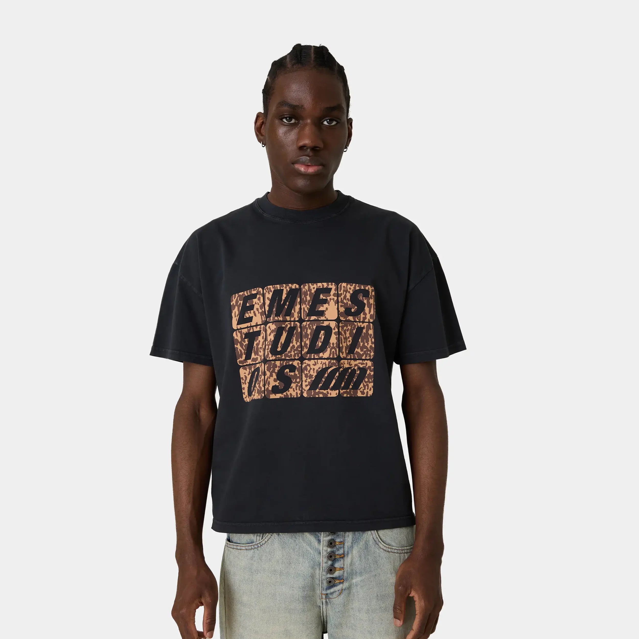 Vanilla Shadow Oversized Tee T-shirts Eme Studios