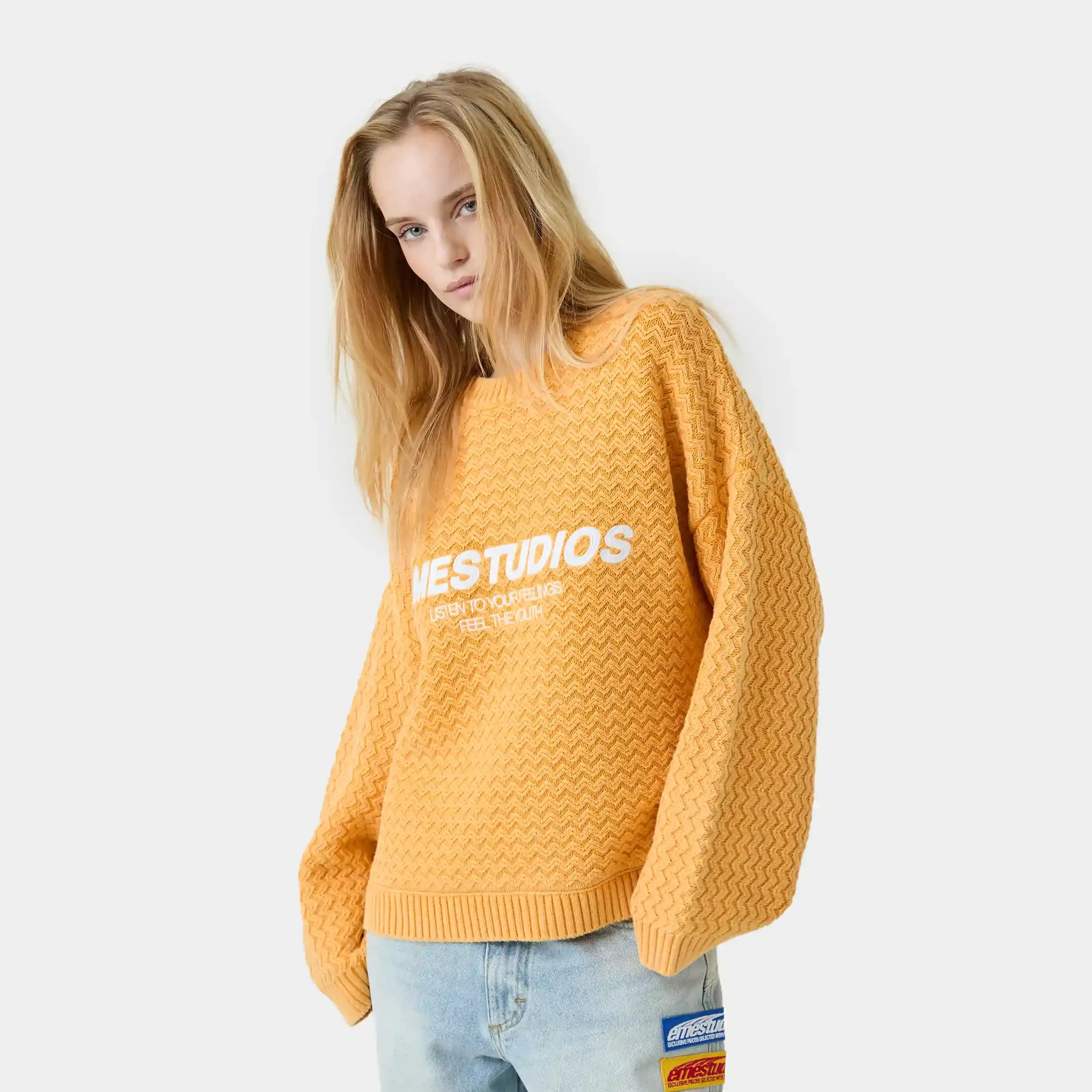 Thesis Tangerine Knit Sweater Knitwear Eme Studios