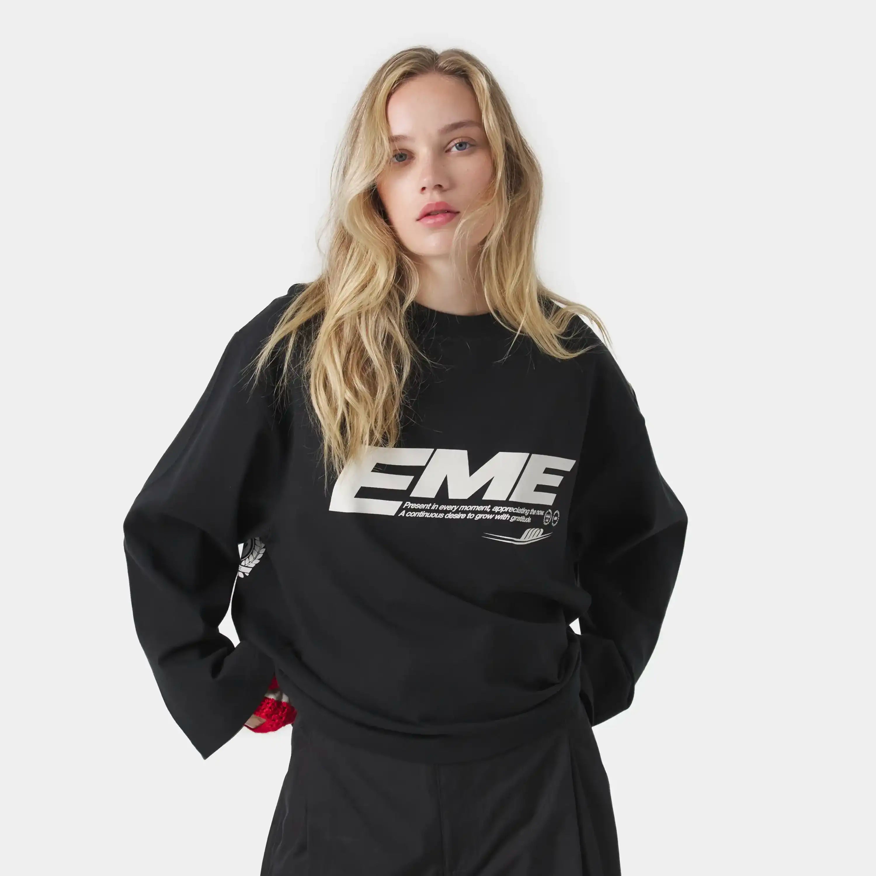 Bound Black Long Sleeve T-shirts Eme Studios