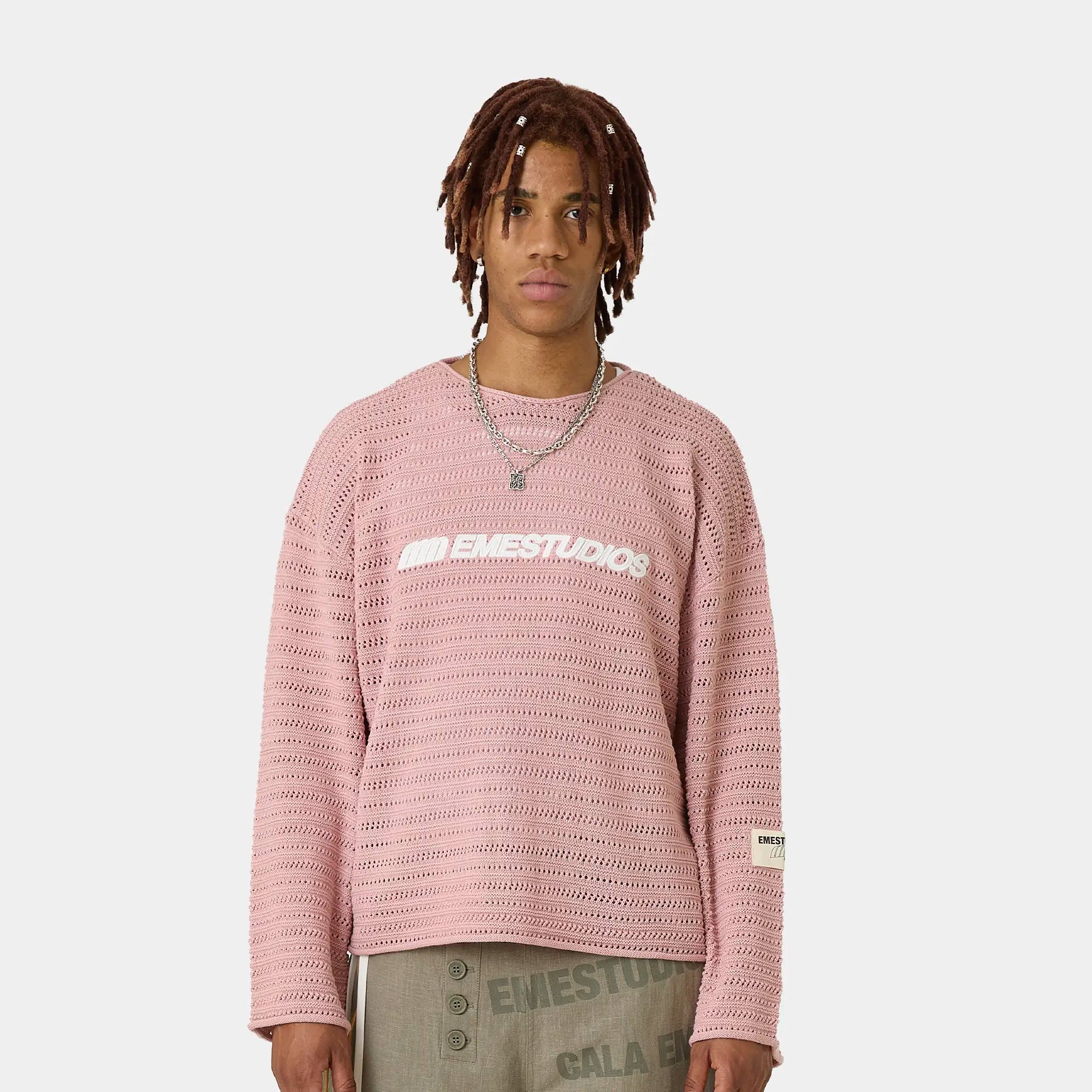 Kavai Cotton Candy Open Knit Knitwear Eme Studios