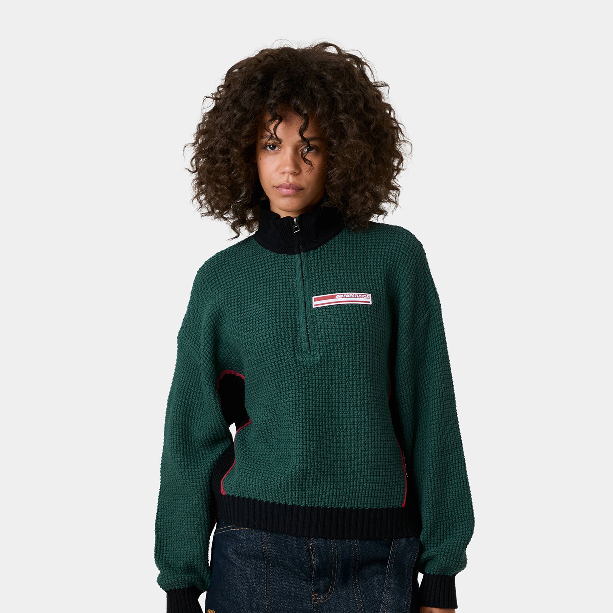 Foundry Forest Chully Knit Polo Knitwear Eme Studios