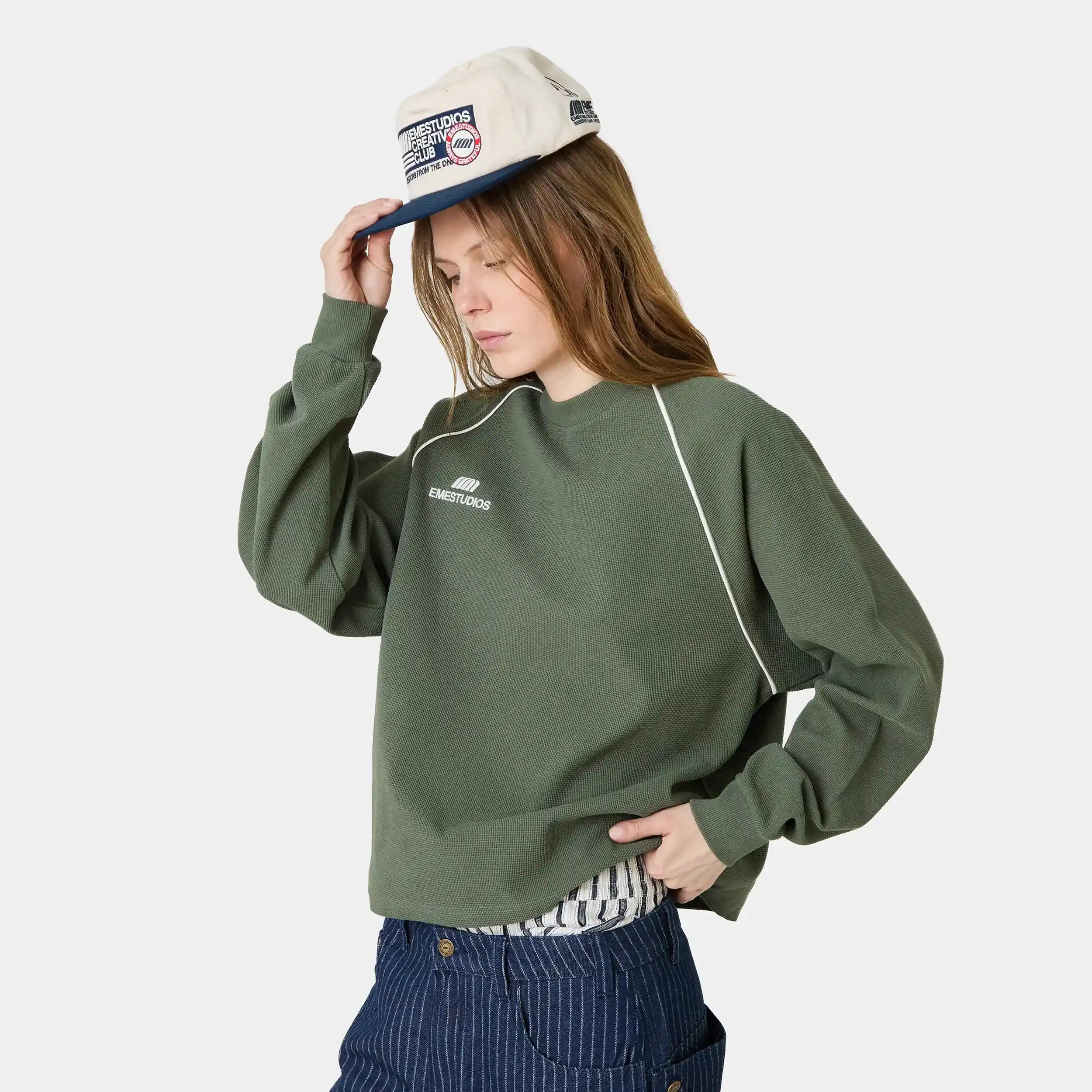 Hanbal Forest Waffle Long Sleeve T-shirts Eme Studios