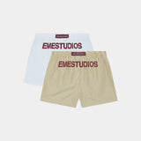 Lucky Striped Burgundy Boxers Underwear Eme Studios