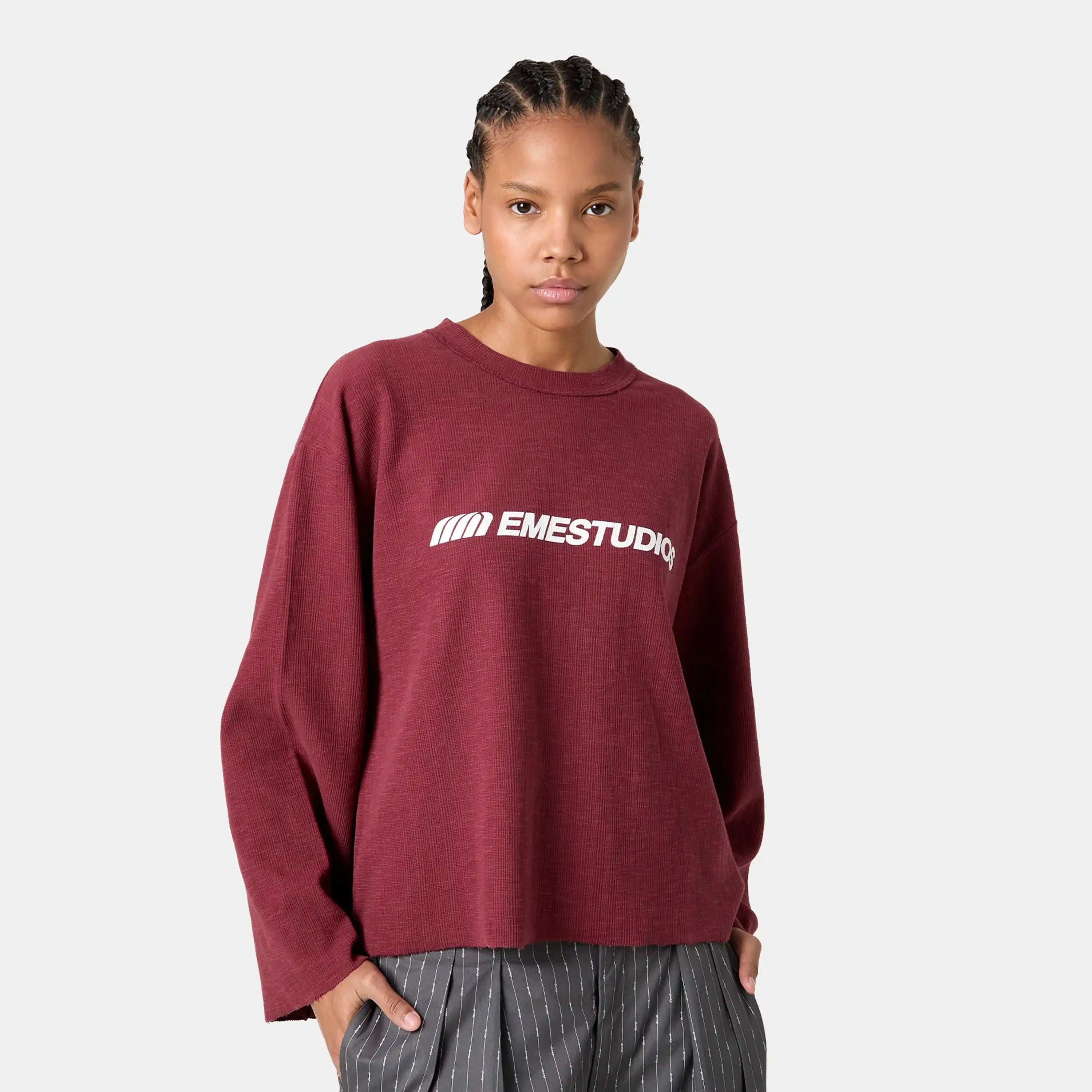 Metro Red Long Sleeve T-shirts Eme Studios