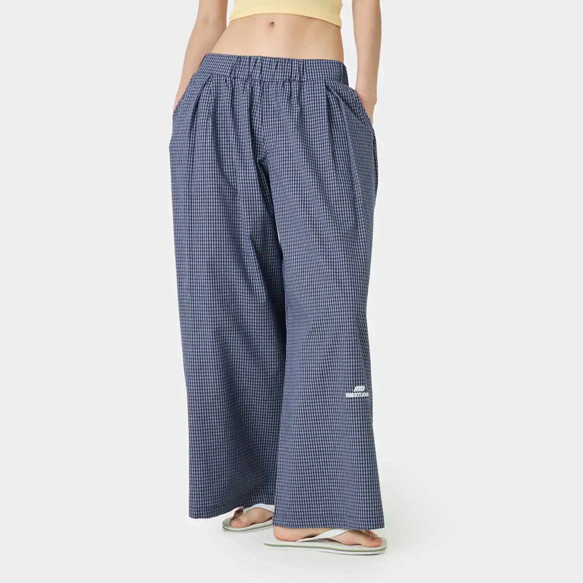 AGL Navy Wide Pants Pants eme