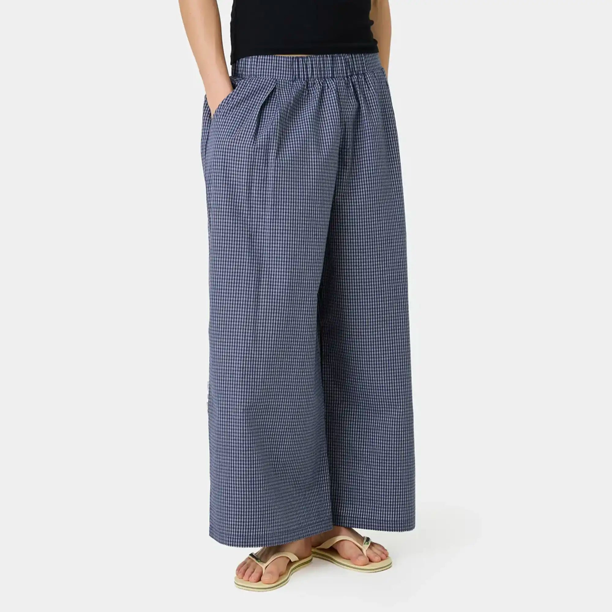AGL Navy Wide Pants Pants eme