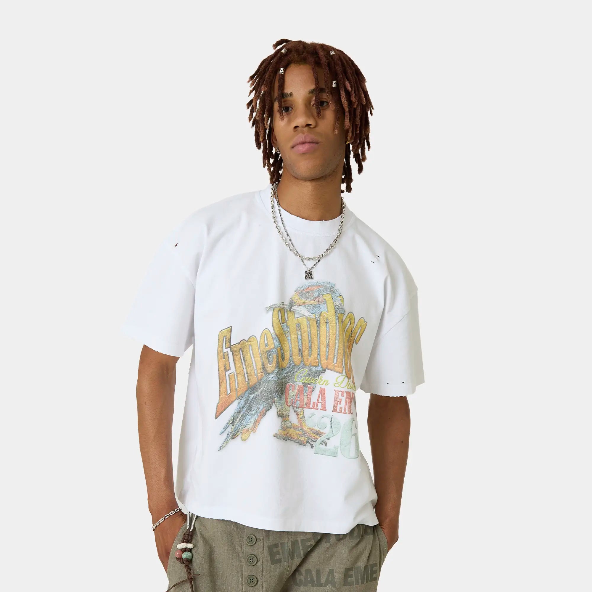 Flying Pearl Oversized Tee T-shirts Eme Studios