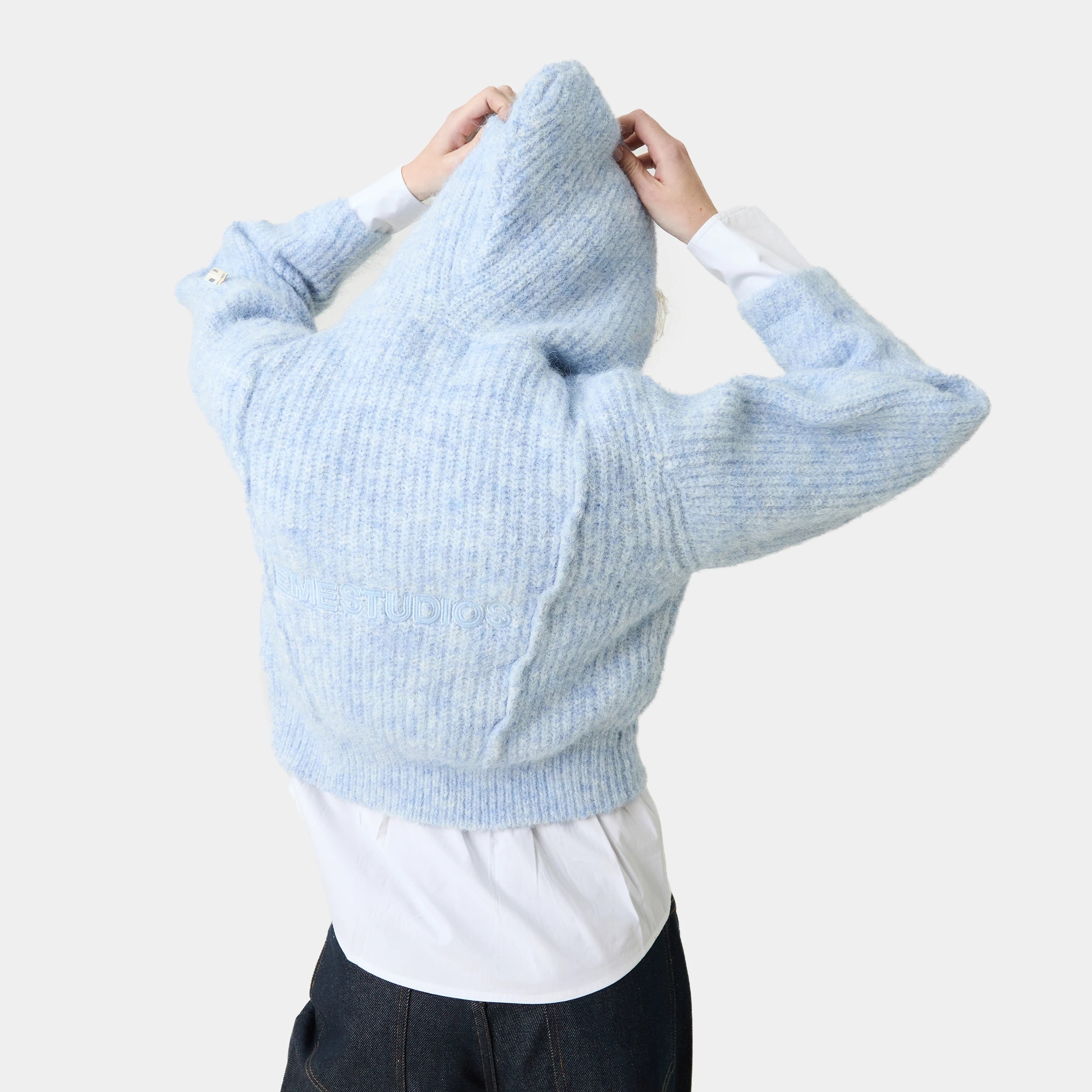 Zoe Sky Zipper Knit Woman Knitwear Eme Studios