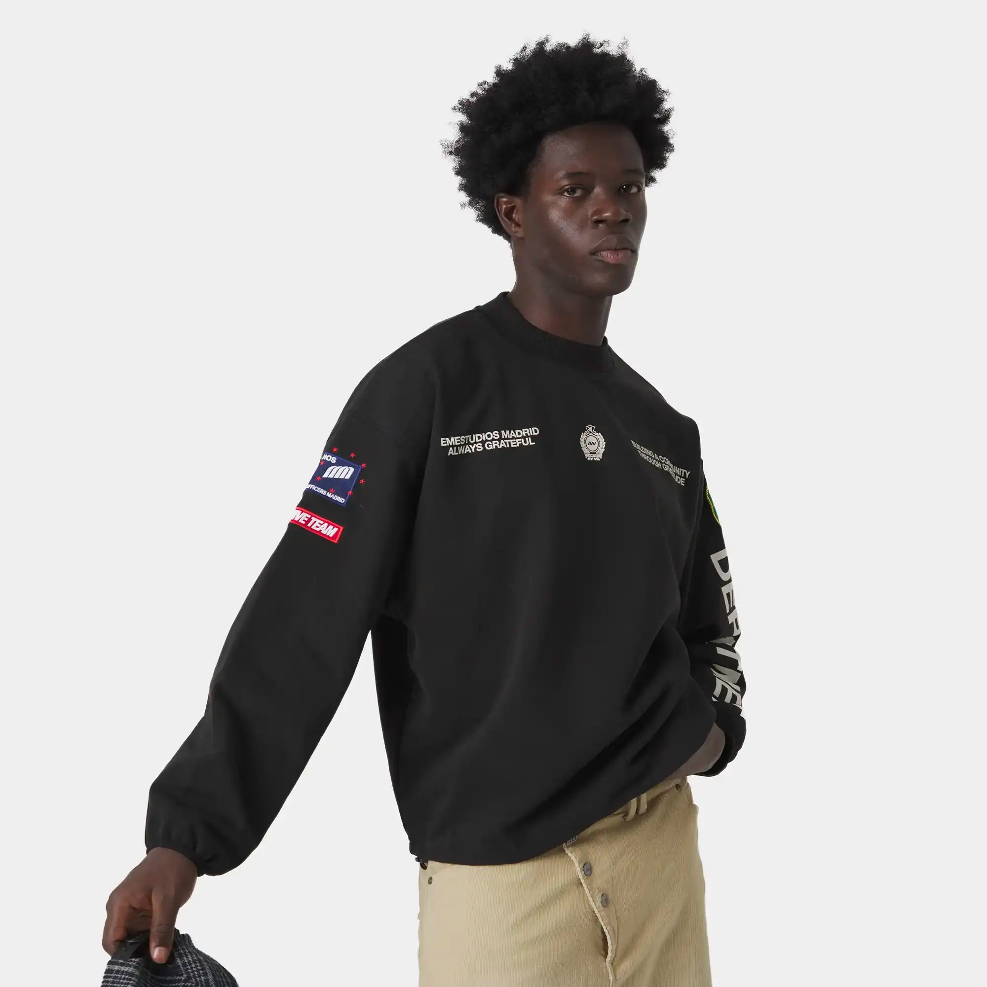 Building Shadow Oversized Crewneck Sweatshirts Eme Studios