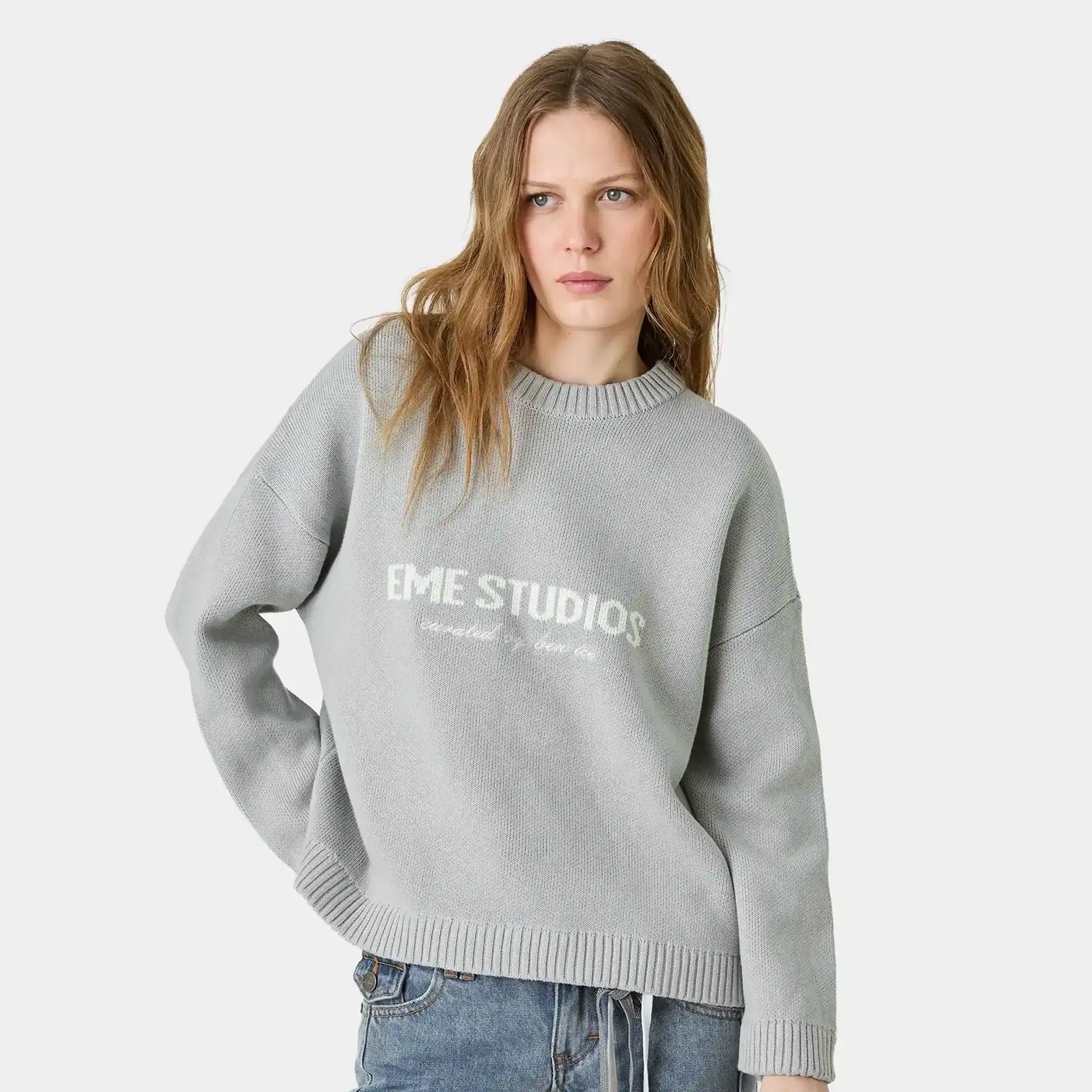 Master Grey Knit Sweater Knitwear eme