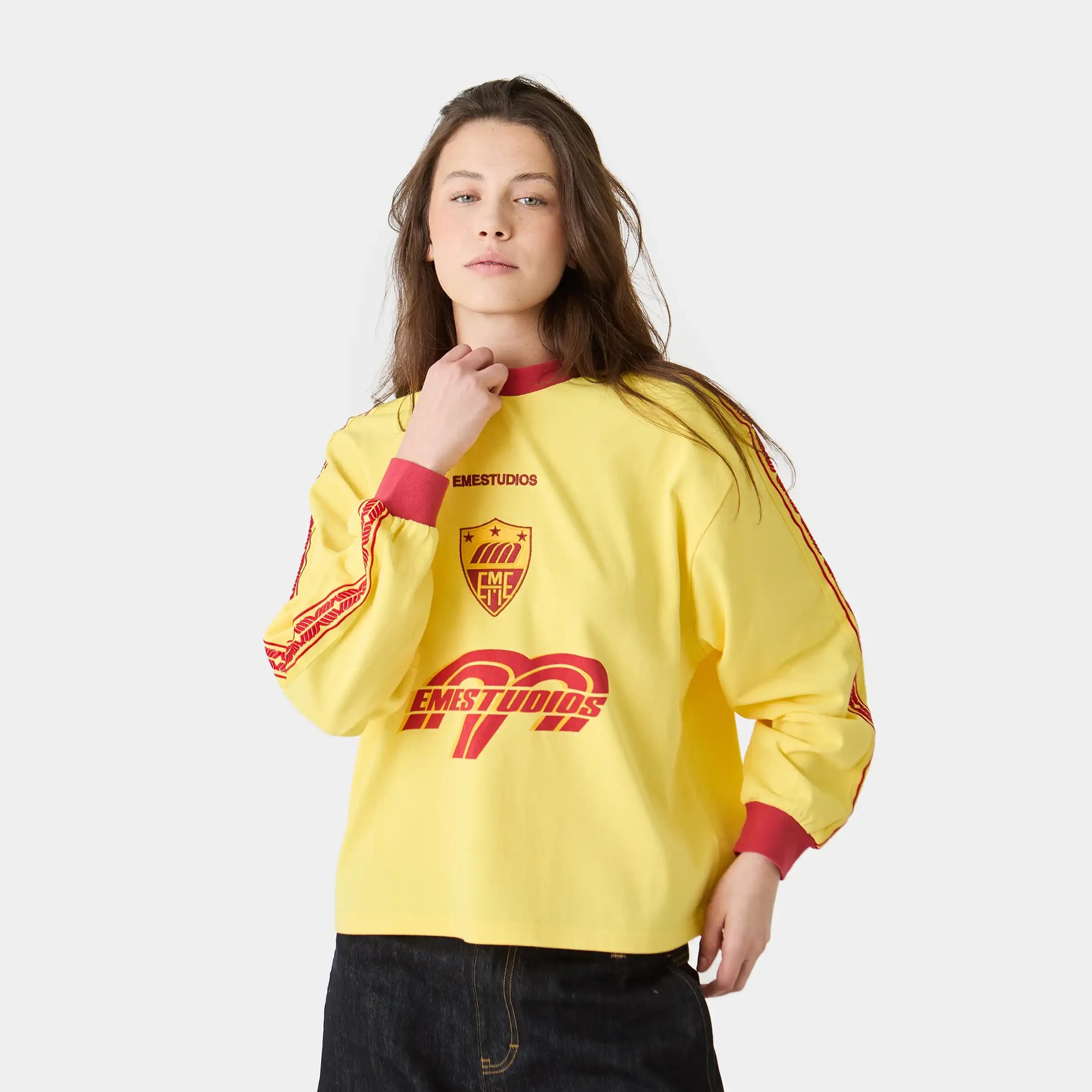 Team Lise Oversized Long Sleeve T-shirts Eme Studios