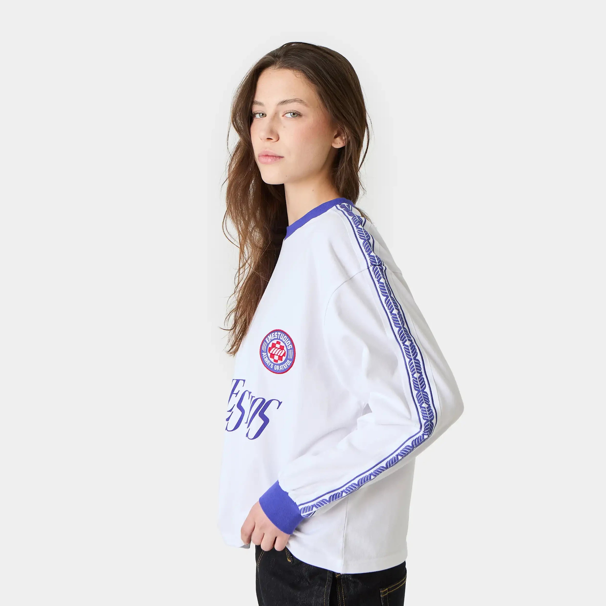Team Pearl Oversized Long Sleeve T-shirts Eme Studios