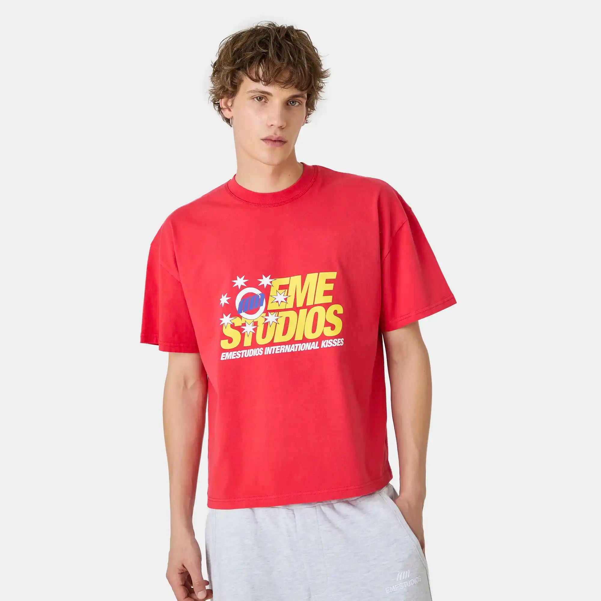 Euro Star Cherry Oversized Tee T-shirts Eme Studios