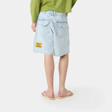 Jacker Blue Denim Shorts Shorts Eme Studios