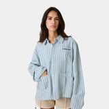Areal Guayabera Blued Shirt Shirts Eme Studios