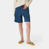 Jacker Deep Blue Denim Shorts Shorts Eme Studios