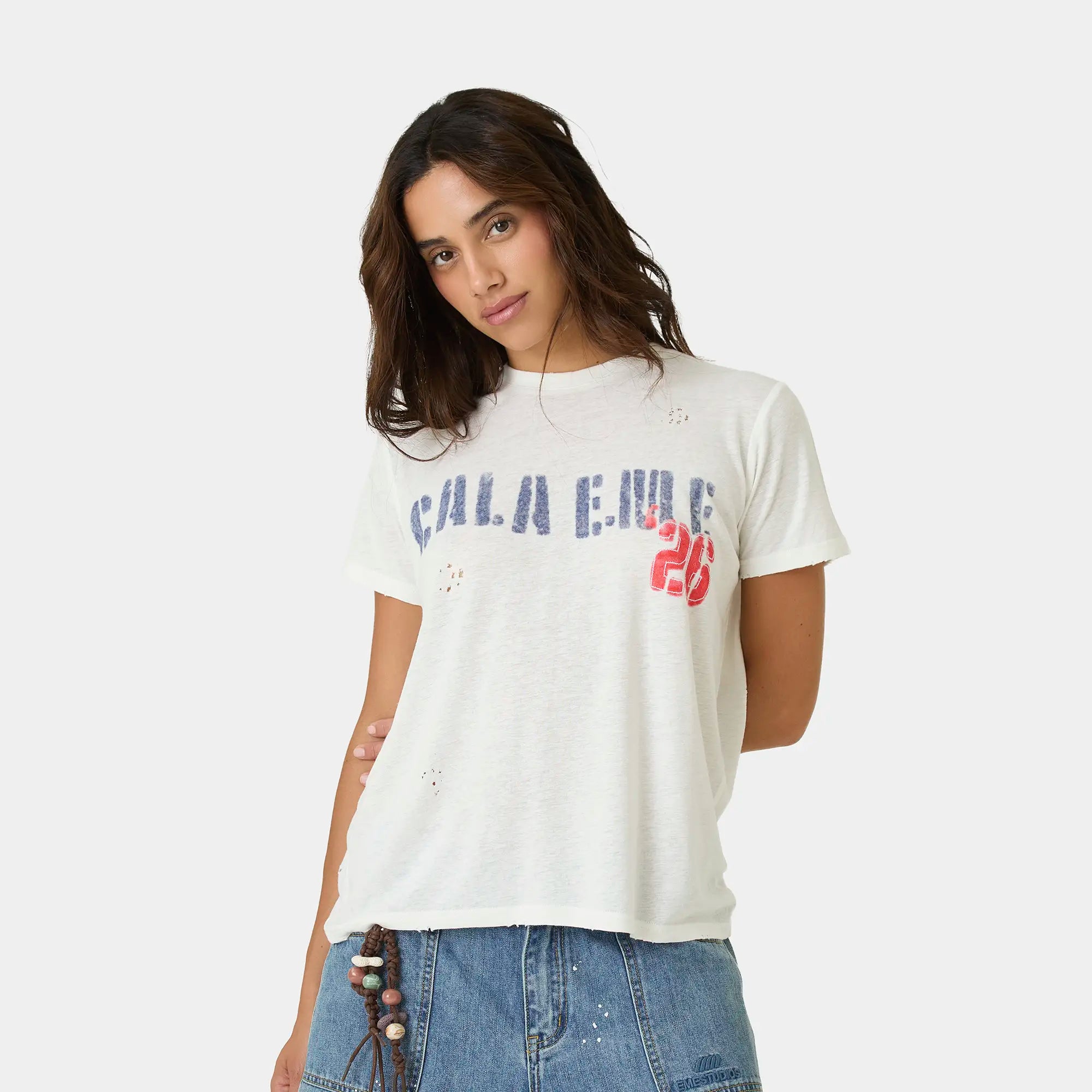 Cala Pearl Daisy Tee T-shirts Eme Studios