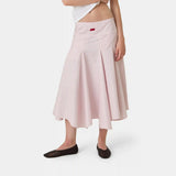 Manz Icy Pink Striped Skirt Woman Pants Eme Studios
