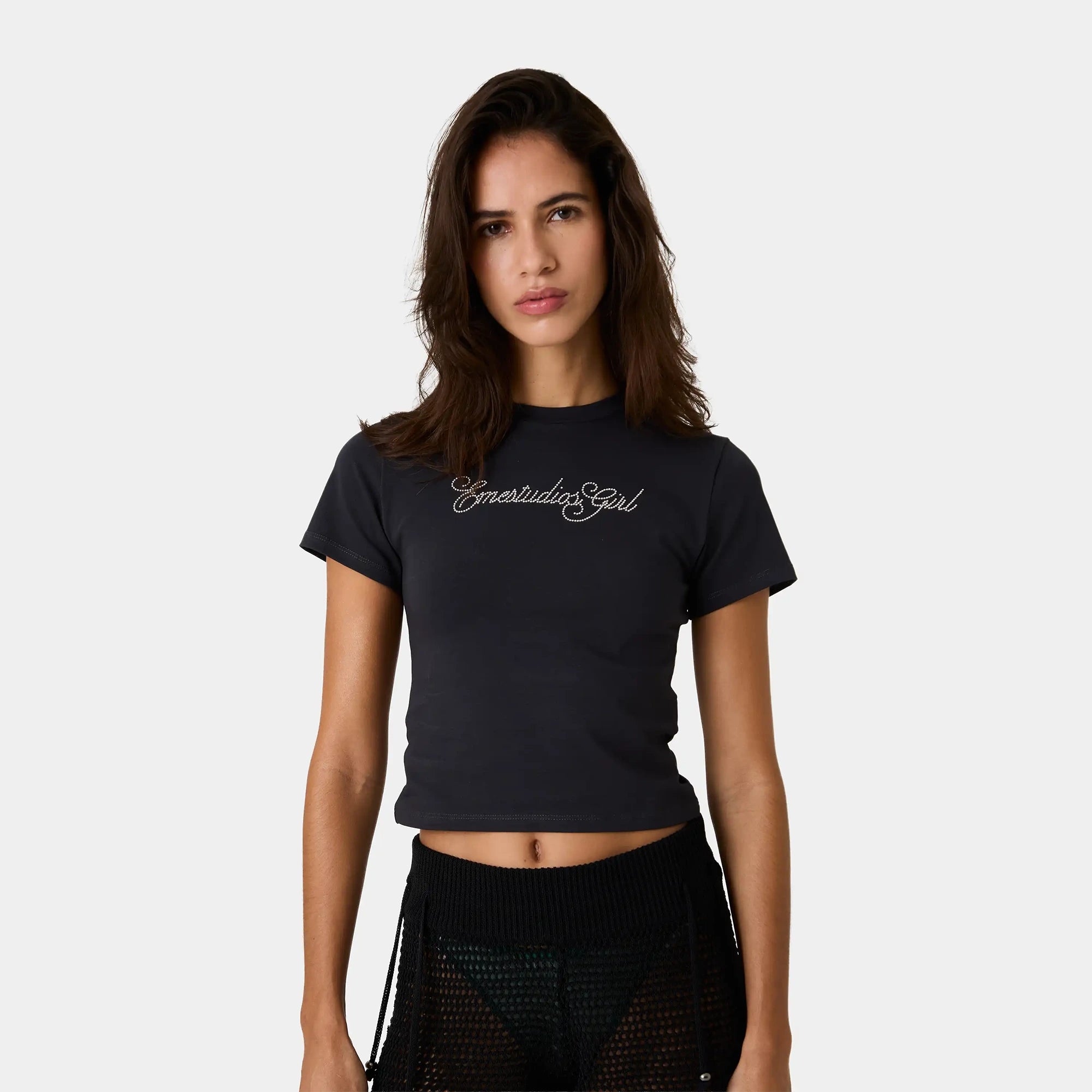 Girl Shadow Baby Tee Woman T-Shirts Eme Studios